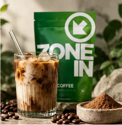 Iced ZONE IN mushroom coffee